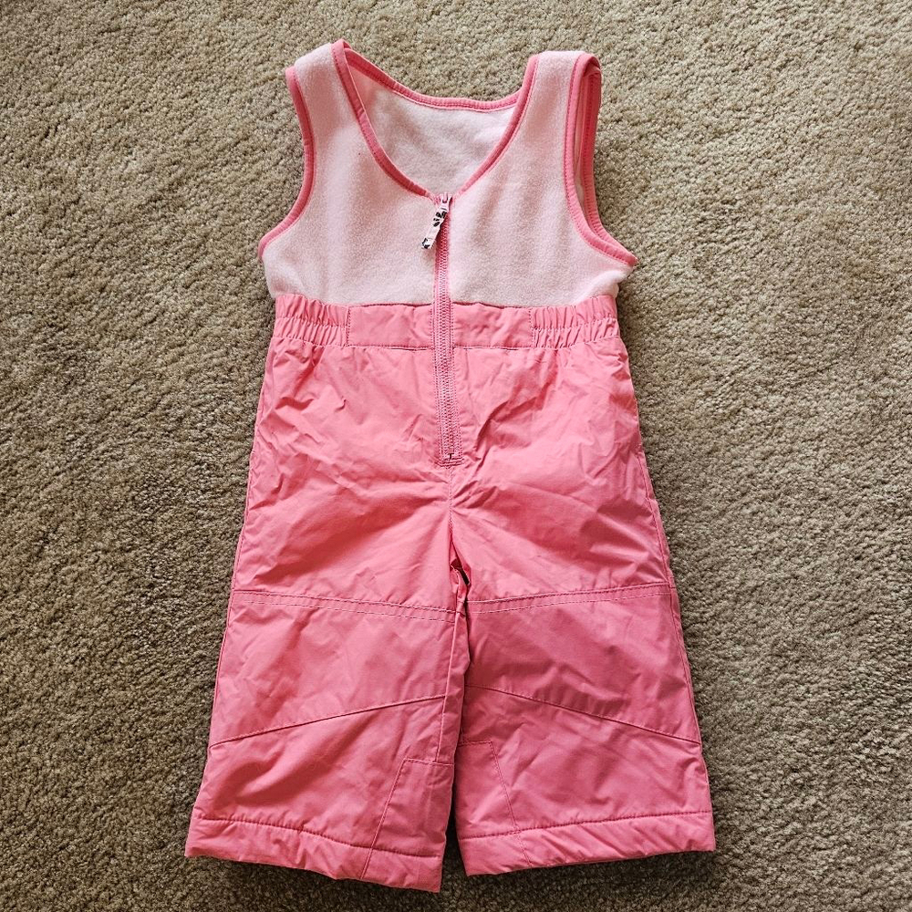 Columbia Pink Snow Bib One Piece 18 Months Toddler Infant